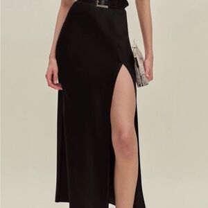 Satin Maxi Skirt